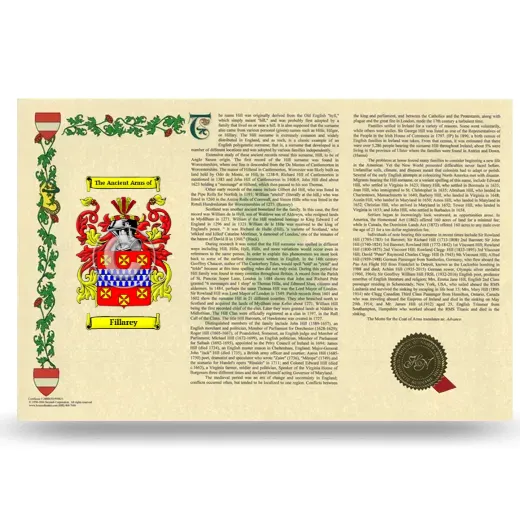 Fillarey Armorial History Landscape Style