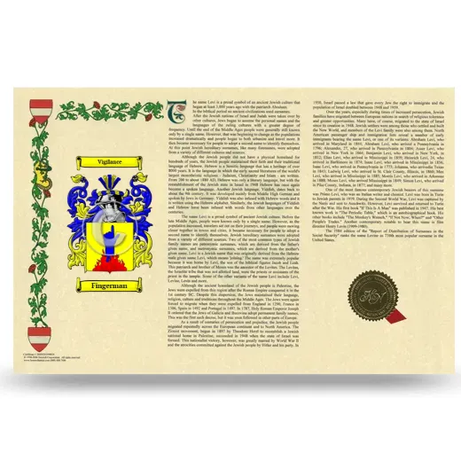 Fingerman Armorial History Landscape Style