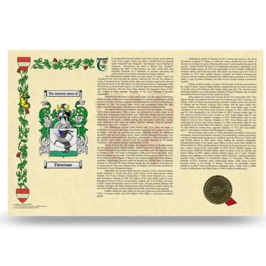 Firestone Armorial History Landscape Style