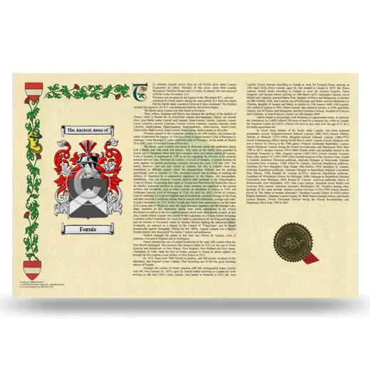 Fornis Armorial History Landscape Style