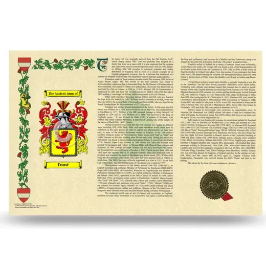 Frané Armorial History Landscape Style
