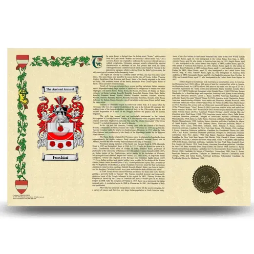Fuschini Armorial History Landscape Style