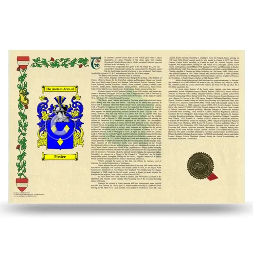 Fusiee Armorial History Landscape Style