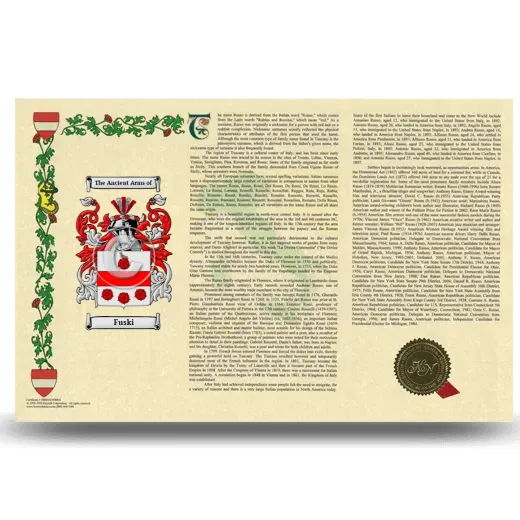 Fuski Armorial History Landscape Style