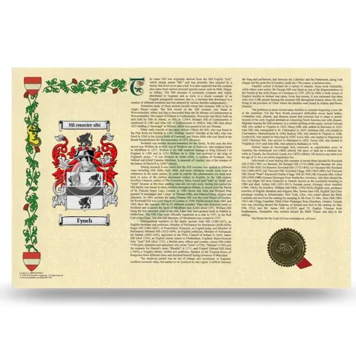 Fynch Armorial History Landscape Style