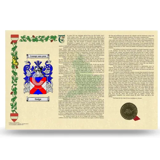 Gaige Armorial History Landscape Style