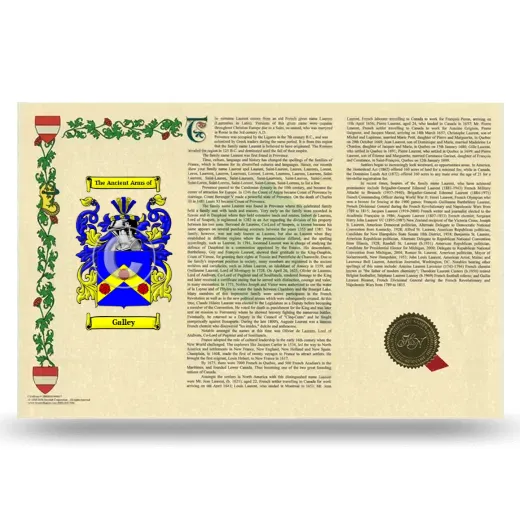 Galley Armorial History Landscape Style