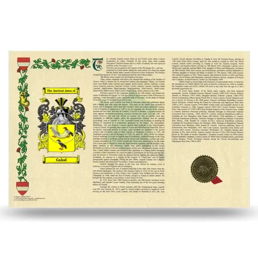 Galod Armorial History Landscape Style