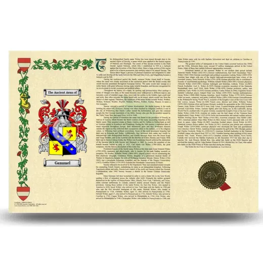Gammel Armorial History Landscape Style