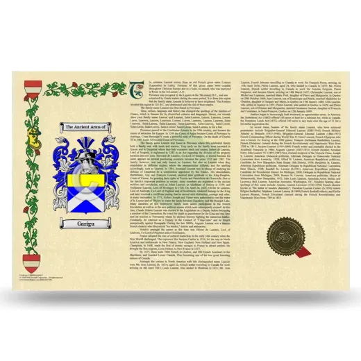 Garigu Armorial History Landscape Style