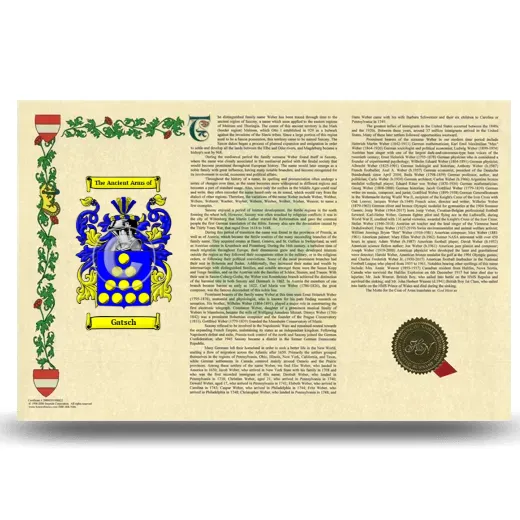 Gatsch Armorial History Landscape Style