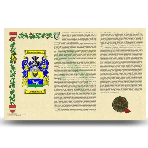 Gattamelata Armorial History Landscape Style