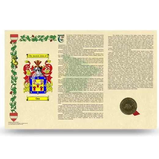 Gaz Armorial History Landscape Style