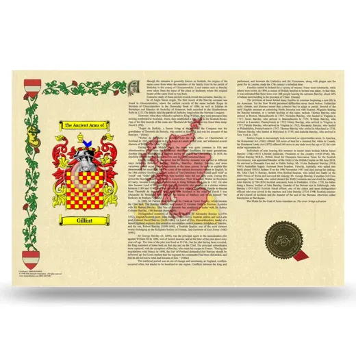 Gillint Armorial History Landscape Style