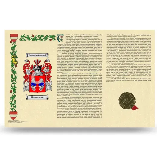 Glassmann Armorial History Landscape Style