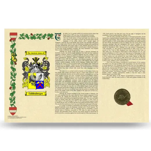 Goldenberger Armorial History Landscape Style