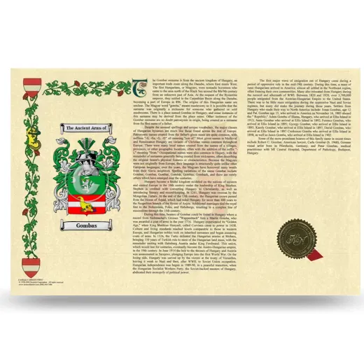 Gombas Armorial History Landscape Style