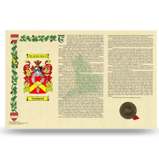 Goodspeed Armorial History Landscape Style