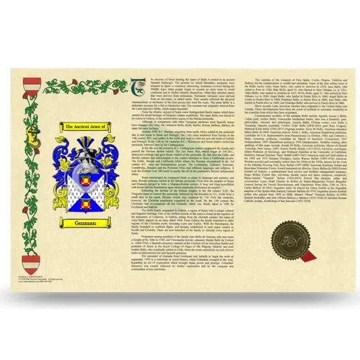Gozman Armorial History Landscape Style