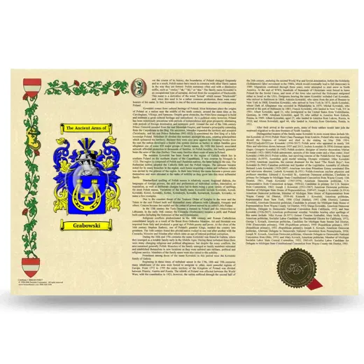 Grabowski Armorial History Landscape Style