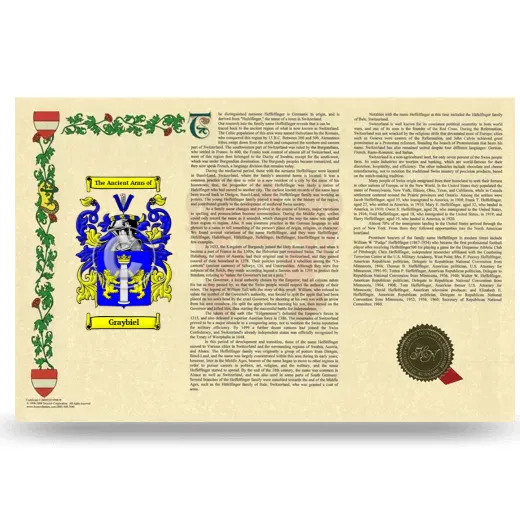 Graybiel Armorial History Landscape Style