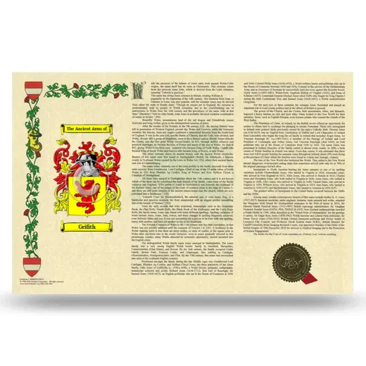 Grifith Armorial History Landscape Style