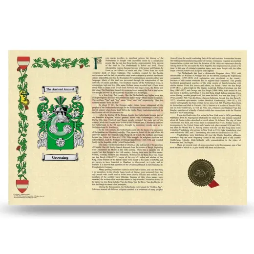 Groening Armorial History Landscape Style