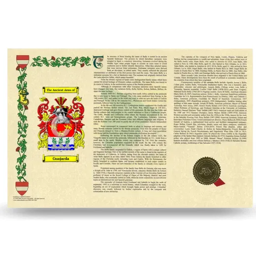 Guajarda Armorial History Landscape Style