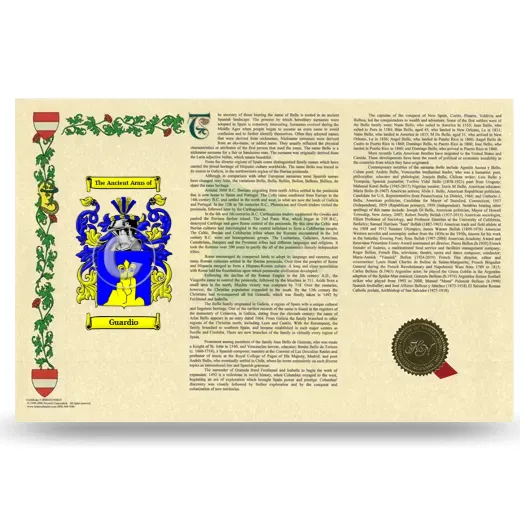 Guardio Armorial History Landscape Style