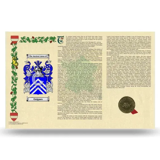 Guignes Armorial History Landscape Style
