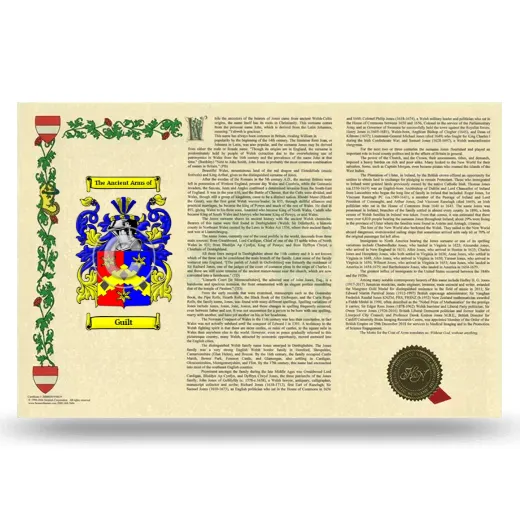 Guilt Armorial History Landscape Style