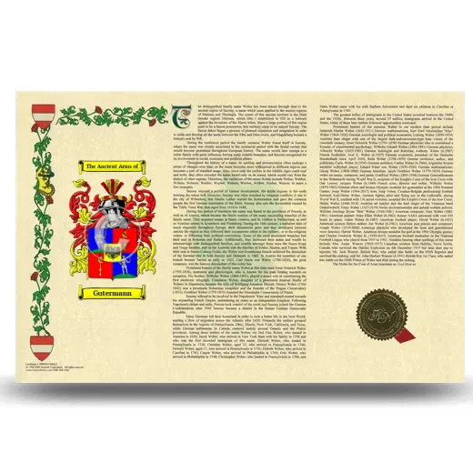 Gutermann Armorial History Landscape Style