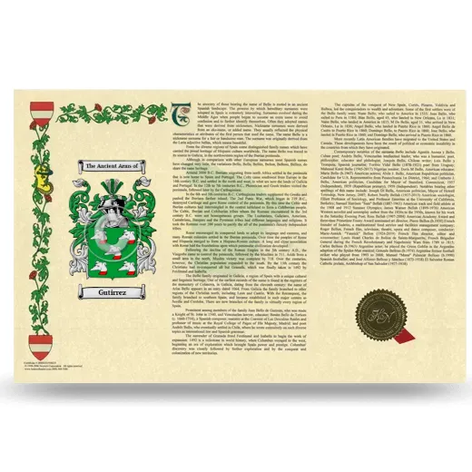 Gutirrez Armorial History Landscape Style