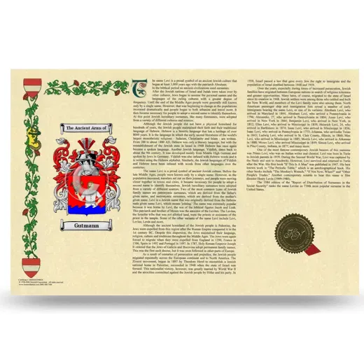 Gutmann Armorial History Landscape Style