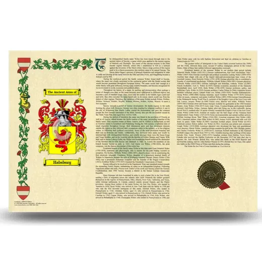 Habsburg Armorial History Landscape Style