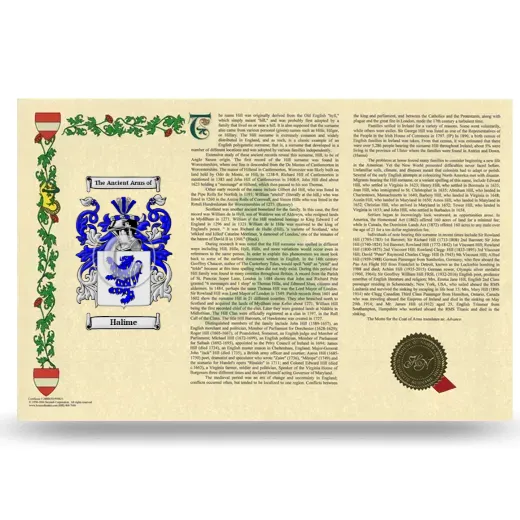 Halime Armorial History Landscape Style