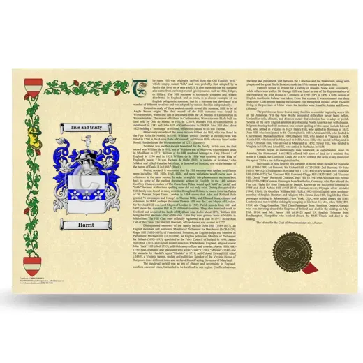 Harrit Armorial History Landscape Style