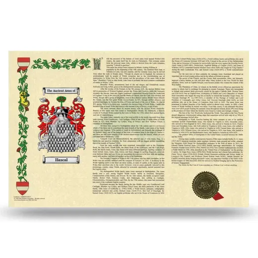 Hascal Armorial History Landscape Style