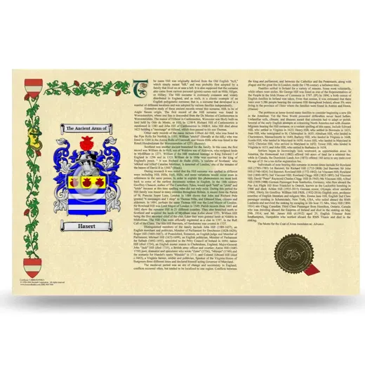 Hasert Armorial History Landscape Style
