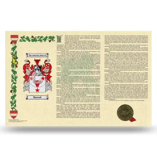 Haverd Armorial History Landscape Style