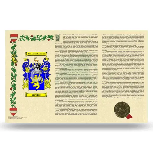 Hawine Armorial History Landscape Style