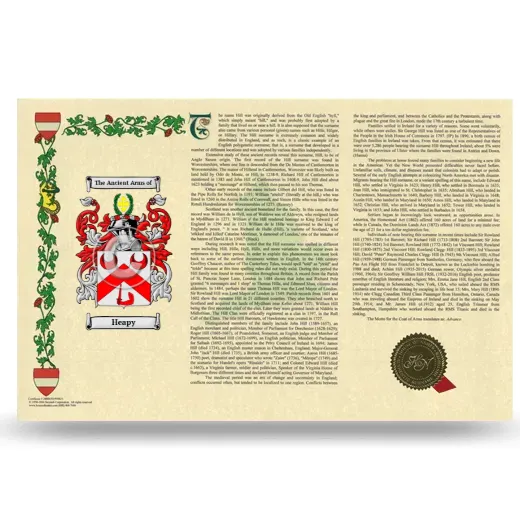 Heapy Armorial History Landscape Style
