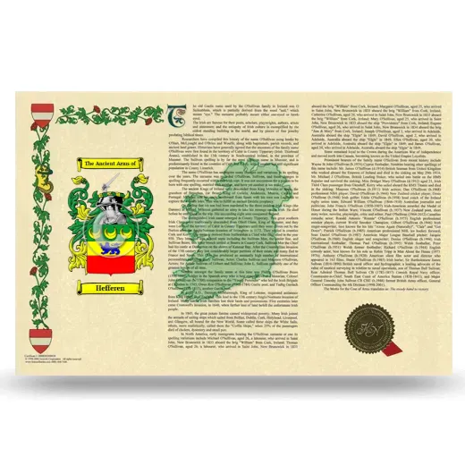 Hefferen Armorial History Landscape Style