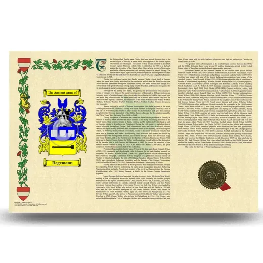 Hegemann Armorial History Landscape Style