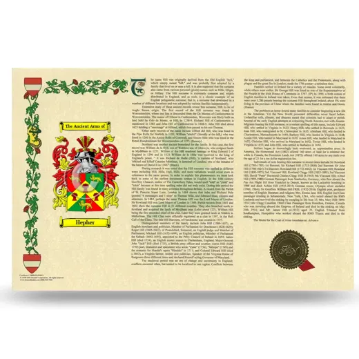 Hepher Armorial History Landscape Style