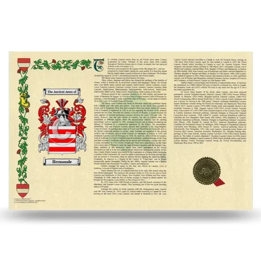 Hermande Armorial History Landscape Style
