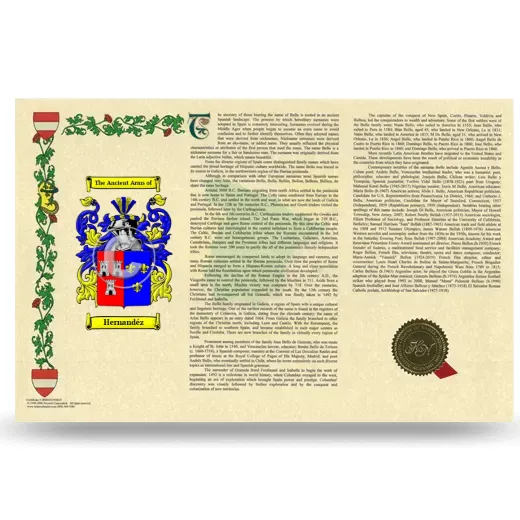 Hernandéz Armorial History Landscape Style