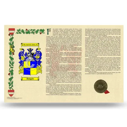Hongrie Armorial History Landscape Style