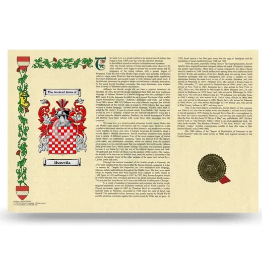 Horovitz Armorial History Landscape Style