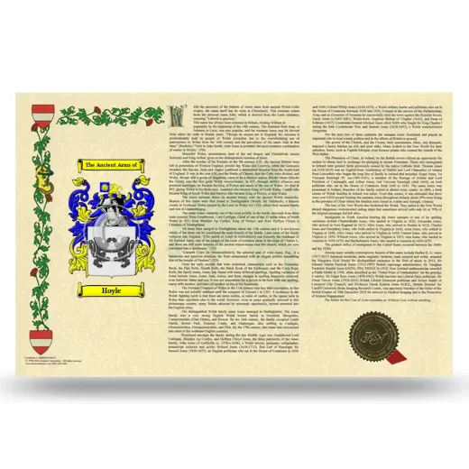 Hoyle Armorial History Landscape Style